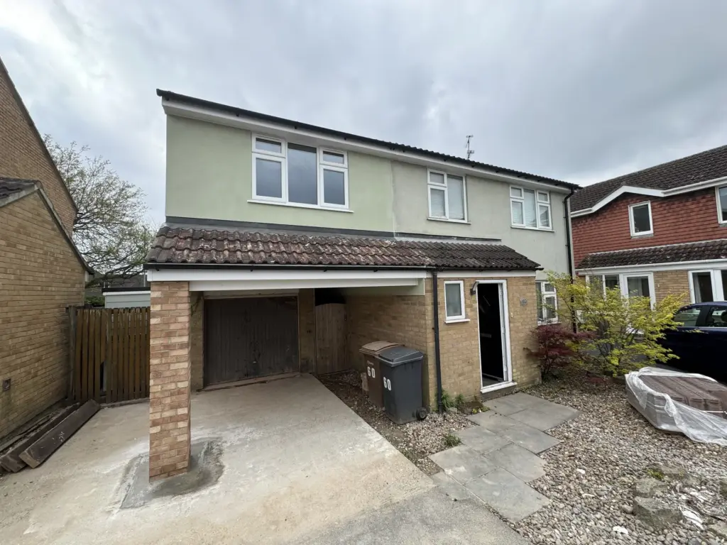 Completed second-storey link extension over the retained garage at a Chelmsford home