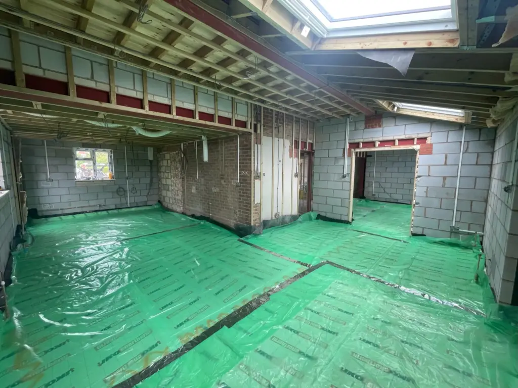 Marks tey extension flooring membrane