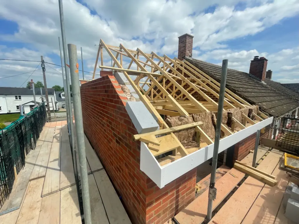 Marks tey extension side extension roof
